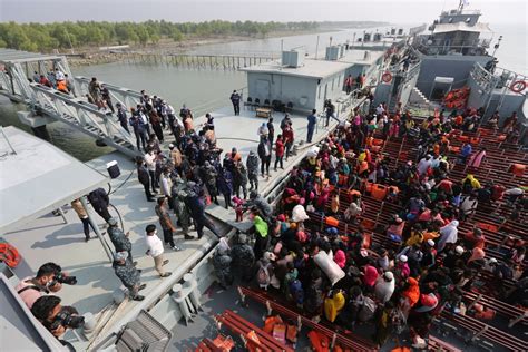 Rohingya Refugees From Crowded Camps To Isolated Island Gallery News Al Jazeera