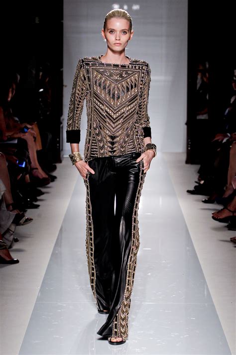 Balmain Spring 2012 Runway Look 23 in | Lyst