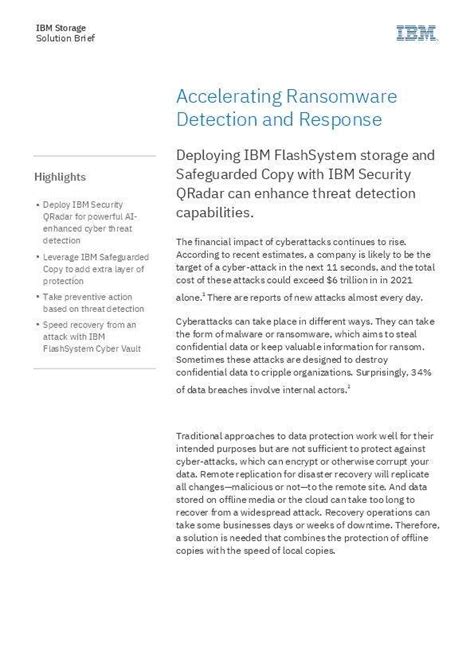 Accelerating Ransomware Detection And Response Ati Application Development System