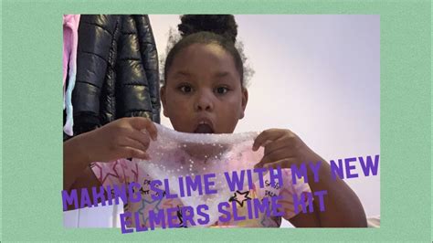 Making Slime With The Elmers Celebration Slime Kit Youtube