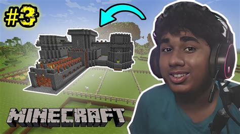 My Castle Is Almost Complete Minecraft Survival Episode 3 Youtube