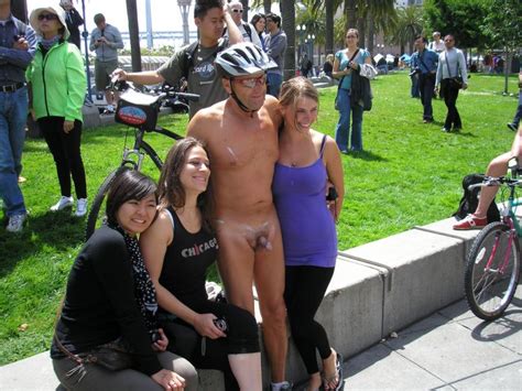 World Naked Bike Ride Boner XXGASM