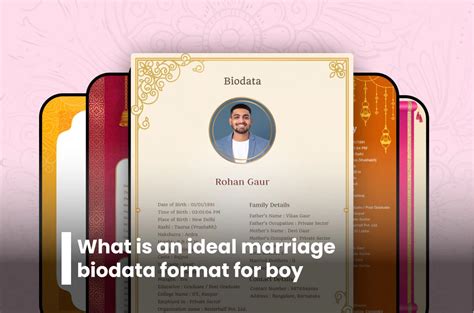 What Is An Ideal Marriage Biodata Format For Boy Betterhalf