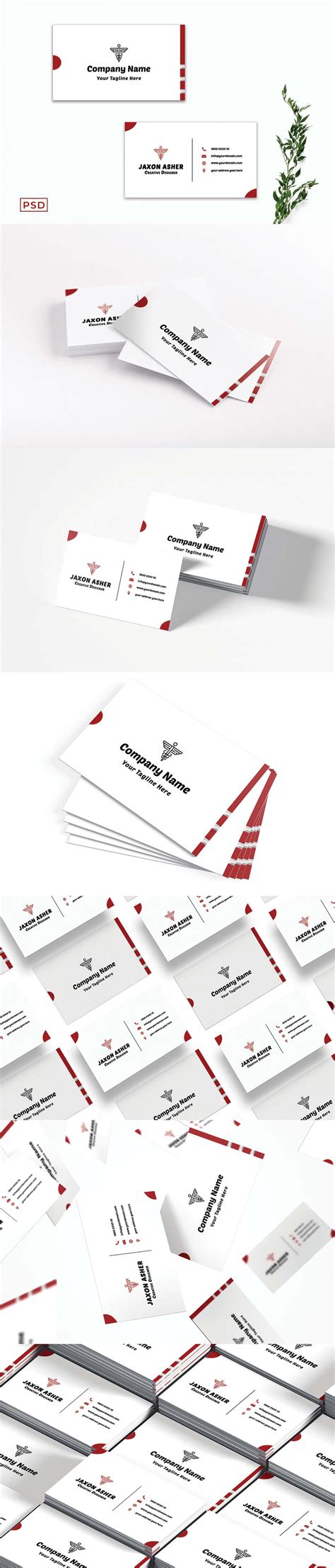 Red Business Card Template V2 - Free Download