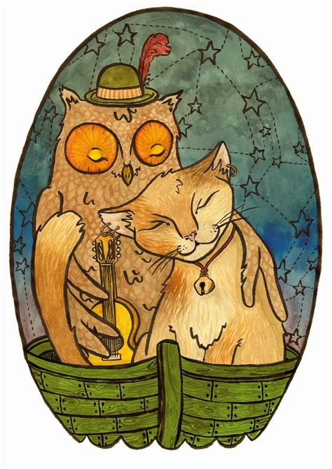 K I S S Edward Lear The Owl And The Pussy Cat