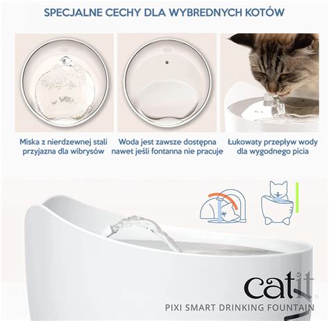 Catit Pixi Fountain L Fontanna Dla Kota Zielona X X Cm