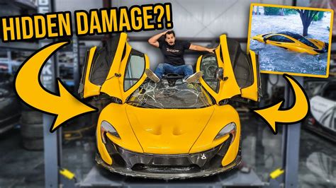 Rebuilding A Flooded 2000000 Mclaren P1 Part 1 Youtube