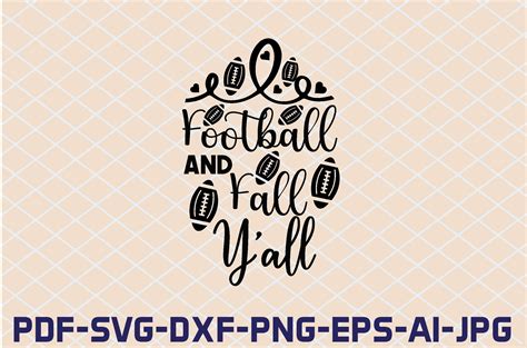 Football And Fall Y All SVG Cut Files Graphic By FH Magic Studio