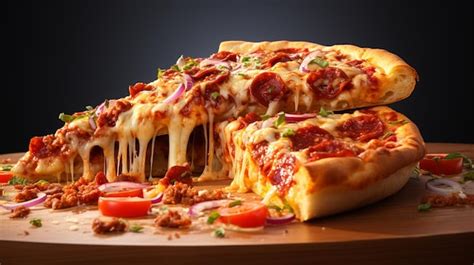 Premium AI Image | Pizza slice