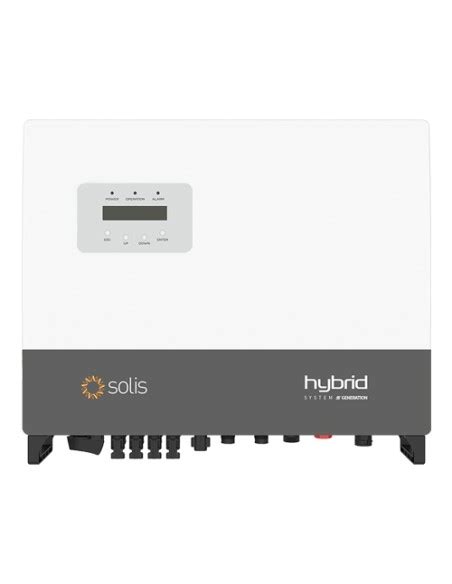 Three Phase Hybrid Inverter Solis 5g 5kw Rhi 3p5k Hves 5g