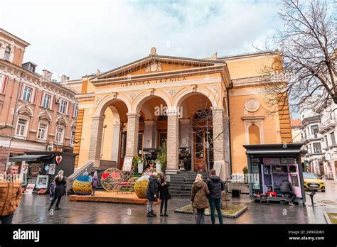 Sarajevo - Bosnia and Herzegovina - 11 FEB 2024: Markale is the covered