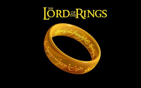 Hd Wallpaper The Lord Of The Rings Logo Movie Trilogy Hollywood