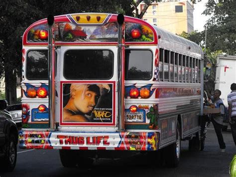 Los Famosos Diablos Rojos Bus Thug Life School Bus