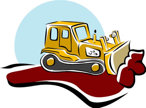 Bulldozer Cartoon Clipart Best