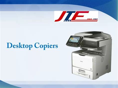 PPT Digital Desktop Copiers For Your Business PowerPoint Presentation