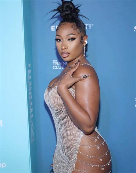 Megan Thee Stallion Sets The Internet Ablaze In Sheer Crystal Chain