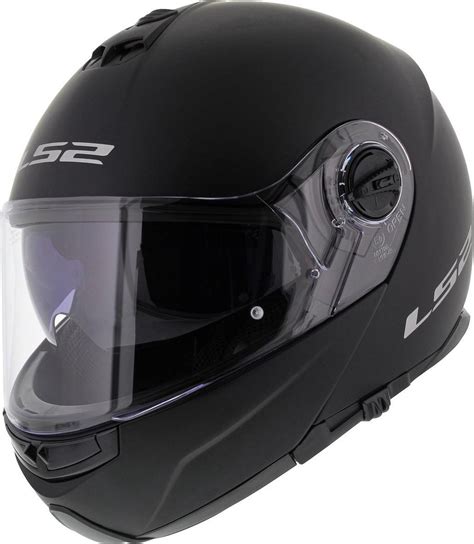 Casque Modulable Ls Ff Strobe Solid Casque Moto Noir Mat