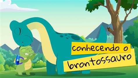 Desenho De Dinossauro Infantil Conhecendo O Brontossauro Nino Dino