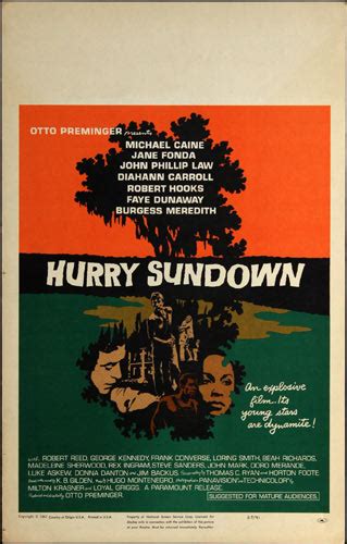 Hurry Sundown Movie Poster