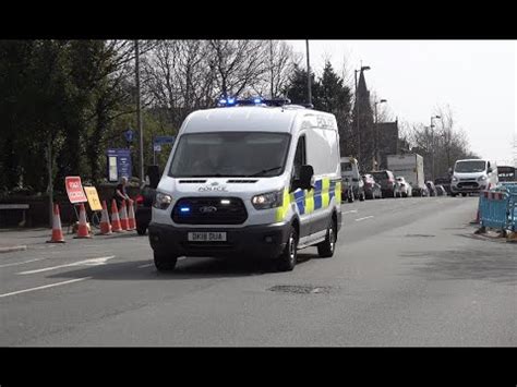 Merseyside Police 2018 Ford Transit Cell Van Responding YouTube