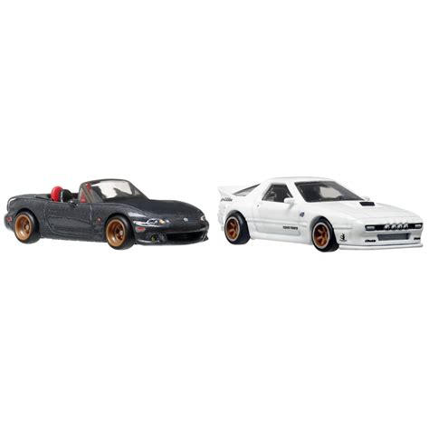 Hot Wheels Premium Set Masinute Metalice Mazdaspeed Miata Si Mazda