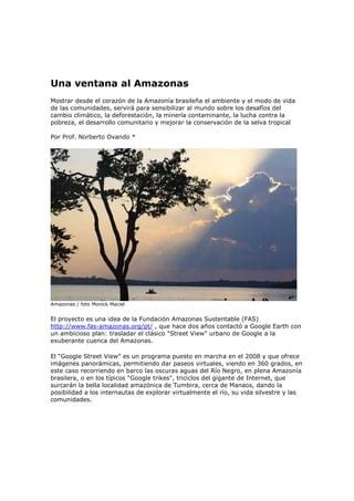 Una Ventana Al Amazonas PDF Descarga Gratuita