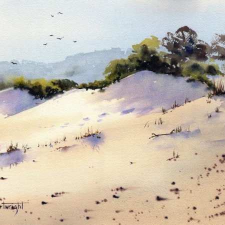 Watercolor Sand Dunes At PaintingValley Explore Collection Of