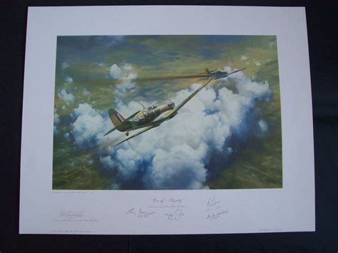 One Off Smartly By Artist Frank Wootton Features The Spitfire Of Bob