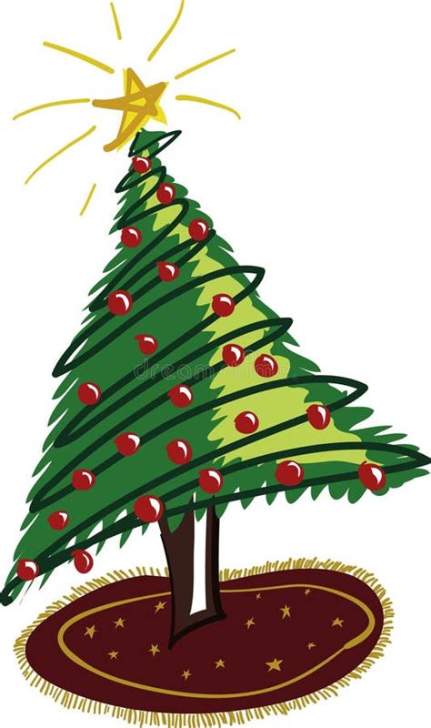 Christmas Tree Stock Vector Illustration Of Christmas Vector 39989