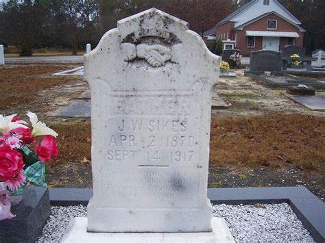 Joseph Washington Sikes Find A Grave Memorial