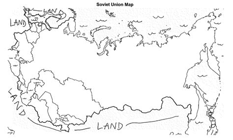 Soviet Union Map Diagram | Quizlet