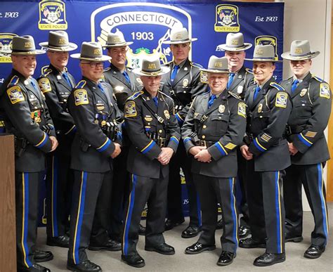 Connecticut State Police promote 11 lieutenants to captain in Middletown