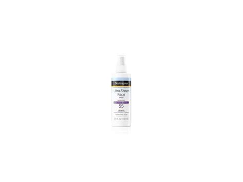 Neutrogena Ultra Sheer Face Mist Sunscreen Spray Spf 55 Ingredients And Reviews