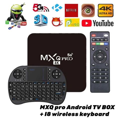 Mxq Pro K G Smart Tv Box Android Ultra Hd Tv Box I Mini Keyboard