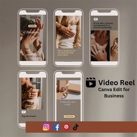 Instagram Video Reel Templates Canva Engagement Reels Inspiring Reel