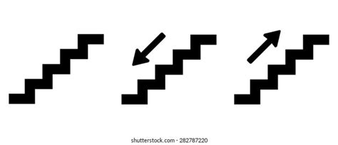 Stairs vector sign.ai