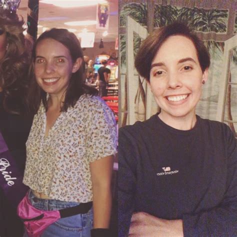 Chopped Off My Hair For The First Time If You Couldnt Tell I Was Gay By The Fanny Pack And Mom