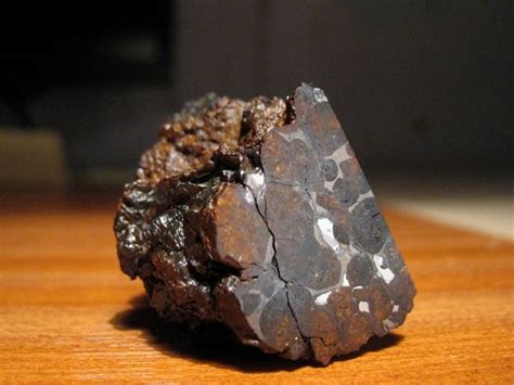 Sericho Meteorite Pallasite Nickel Iron Matrix With Olivines