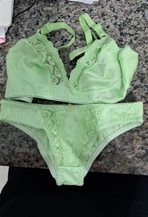 Conjunto Suti E Calcinha Verde Claro Lingerie Feminina Samart