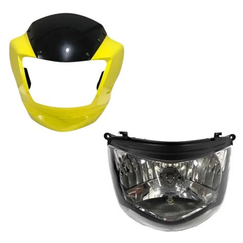 FAROL CARENAGEM FAROL AMARELA SUZUKI GSR 125 S ORIGINAL Shopee Brasil