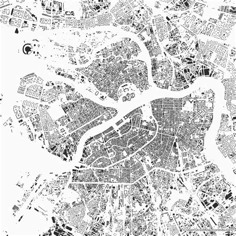 Saint Petersburg Figure Ground Diagram And City Map Figuregrounds