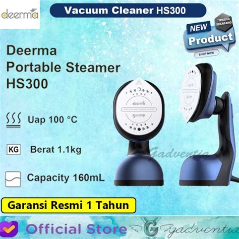 Promo Setrika Uap Baju Deerma Hs Hs Portable Garment Steamer W