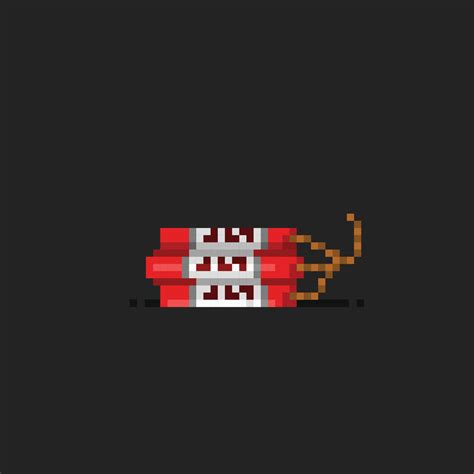 dynamite in pixel art style 22609581 Vector Art at Vecteezy