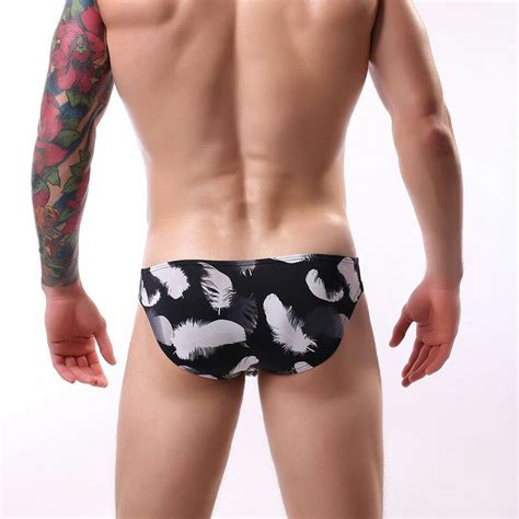 Men S Low Rise Bulge Pouch Thong T Back G String Bikini Underwear Underpants Ebay