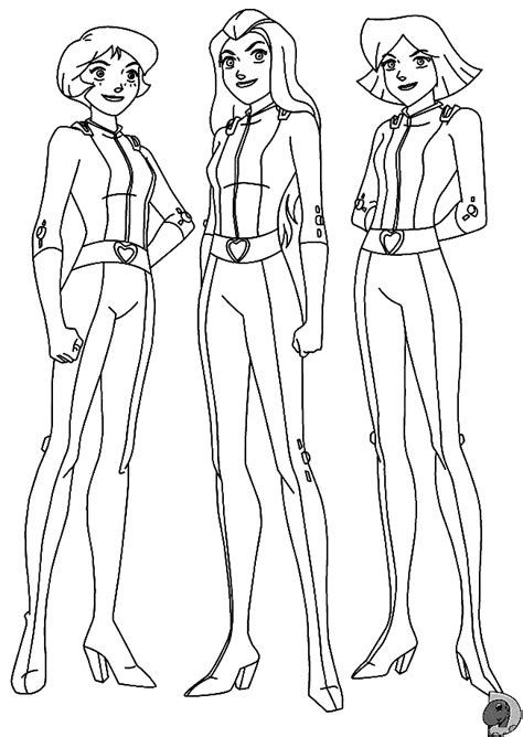 Totally Spies Sam Coloring Pages Xcolorings The Best Porn Website