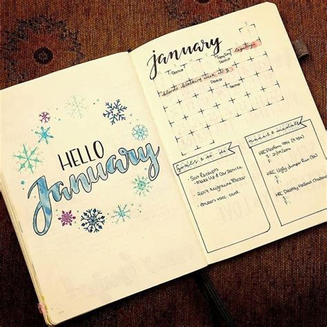 January 2022 Calendar Bullet Journal – Calendar Example And Ideas