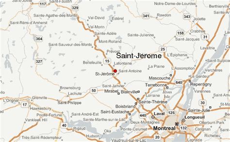 Saint Jerome Map and Saint Jerome Satellite Images