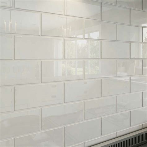 Subway Glass Tile 3 X 6 Glass Subway Tile White Subway Tiles Subway Tile