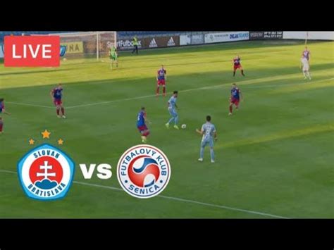 Gol Debut Witan Live Fk Senica Vs Slovan Bratislava Youtube