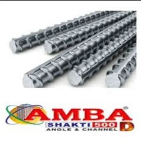 Amba Shakti Tmt Bar For Residential Buildings Grade Fe At